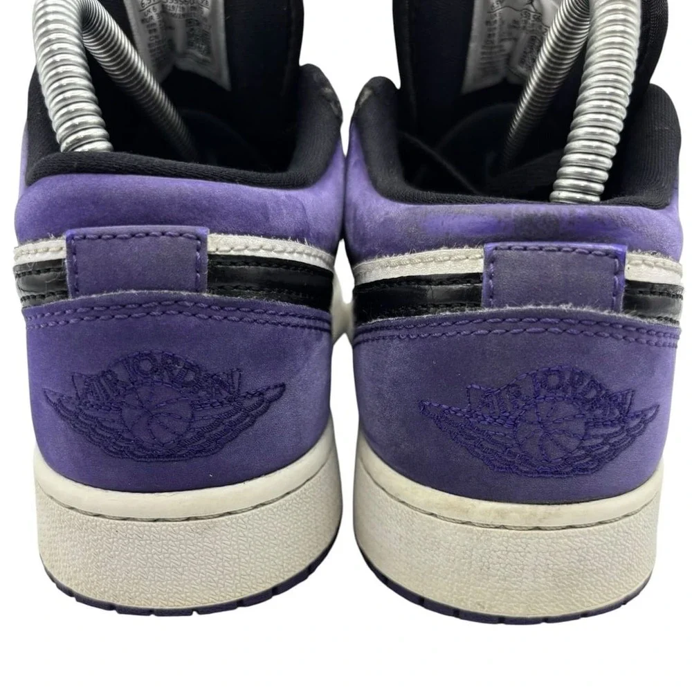 Nike Air Jordan 1 Low 'Court Purple' Sneakers (553560-125)